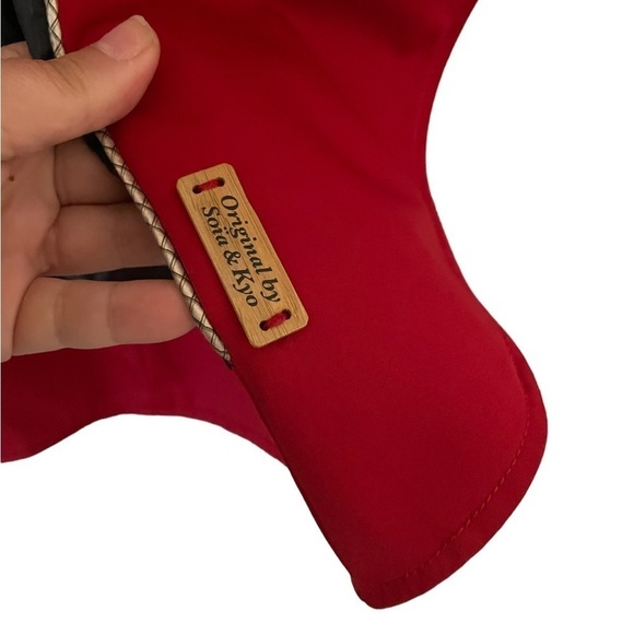 Soia and Kyo Red Hooded Trench Coat Rain Coat XXS - Picture 9 of 11